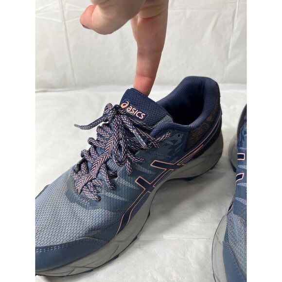 ASICS Women's Gel-Sonoma 3 Trail Blue/Begonia Pink 8 M - Picture 10 of 16